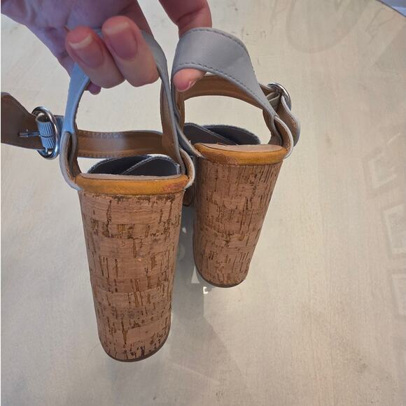 SUGAR Women's Platform Crochet Heels SZ 7.5 Hippie 70's - Picture 6 of 8